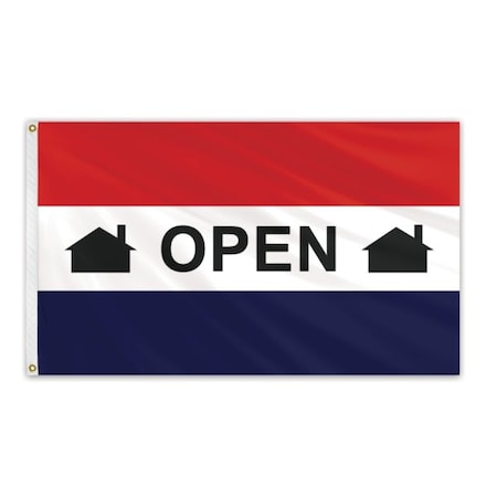 Global Flags Unlimited Open Message Flag 3'x5' Designer Flag 204602